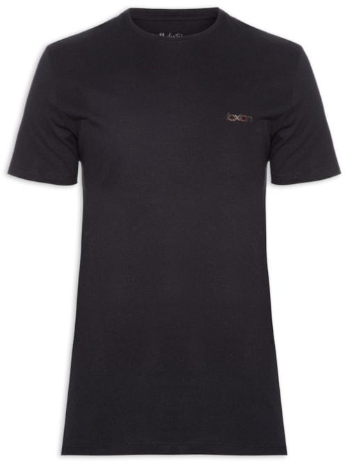 Camiseta Masculina Mini Pontos – Preto