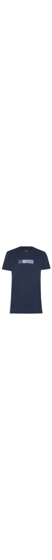 Camiseta Masculina Minimal - Azul
