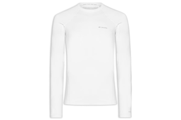 Camiseta Masculina Ml Omni-Heat Midweight Stretch Baselaye - Branco