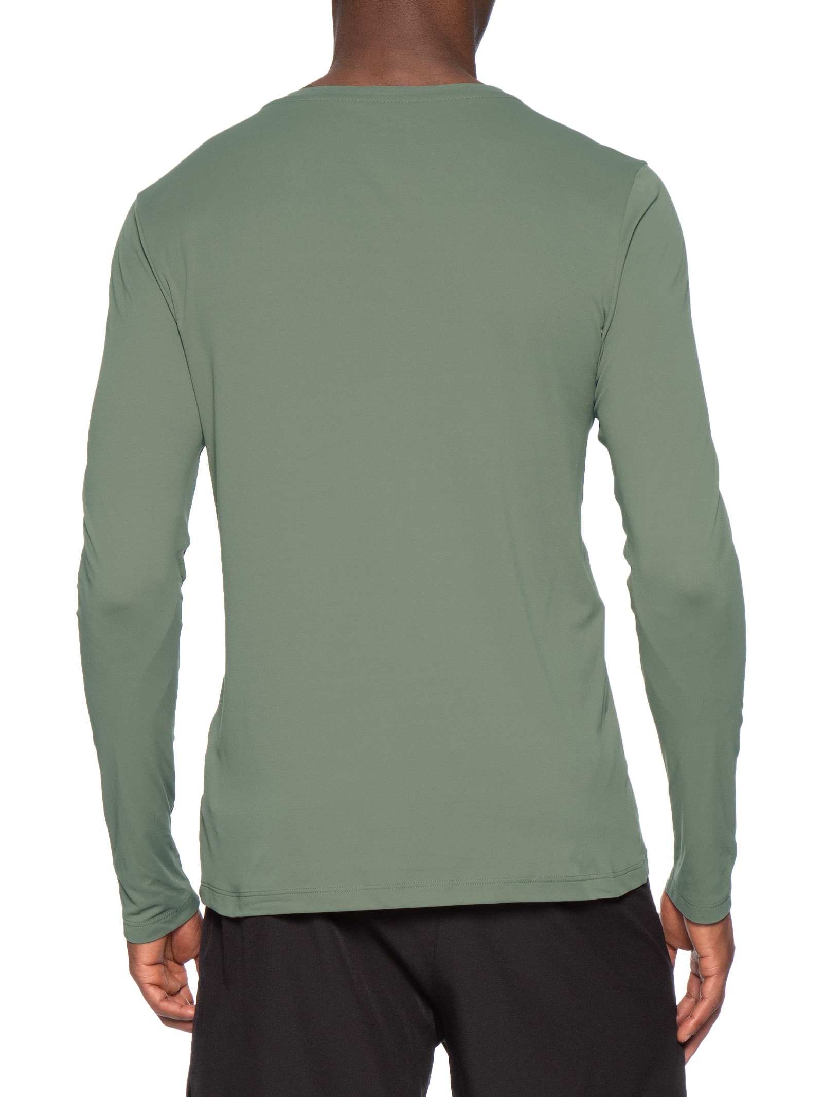 Camiseta Masculina Ml Sportwear Neblina™ Omni-Shad Fps Verde Columbia