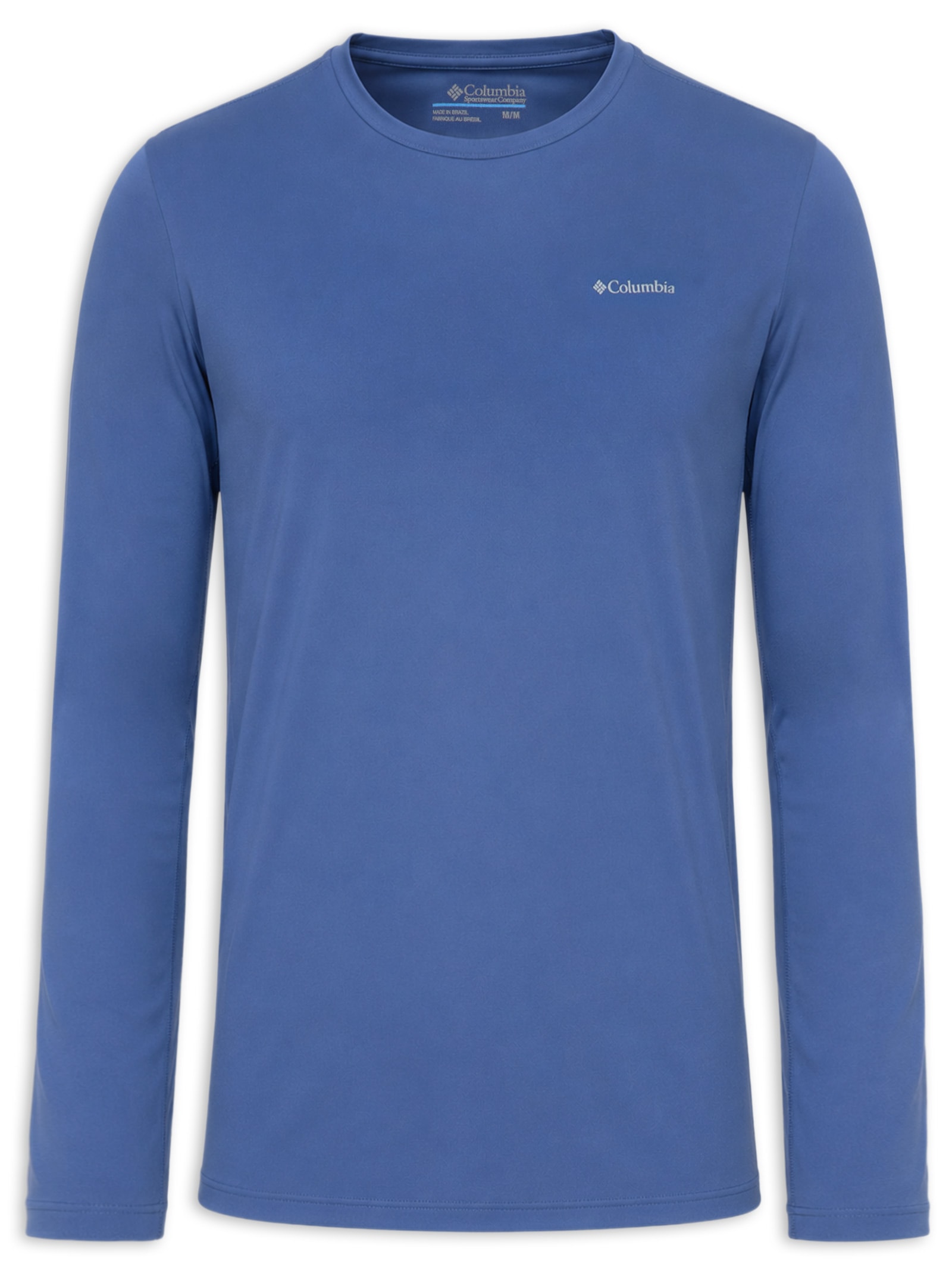 Camiseta Masculina ML Sportwear Neblina™ Omni-Shade™ FPS 50+ Azul Columbia