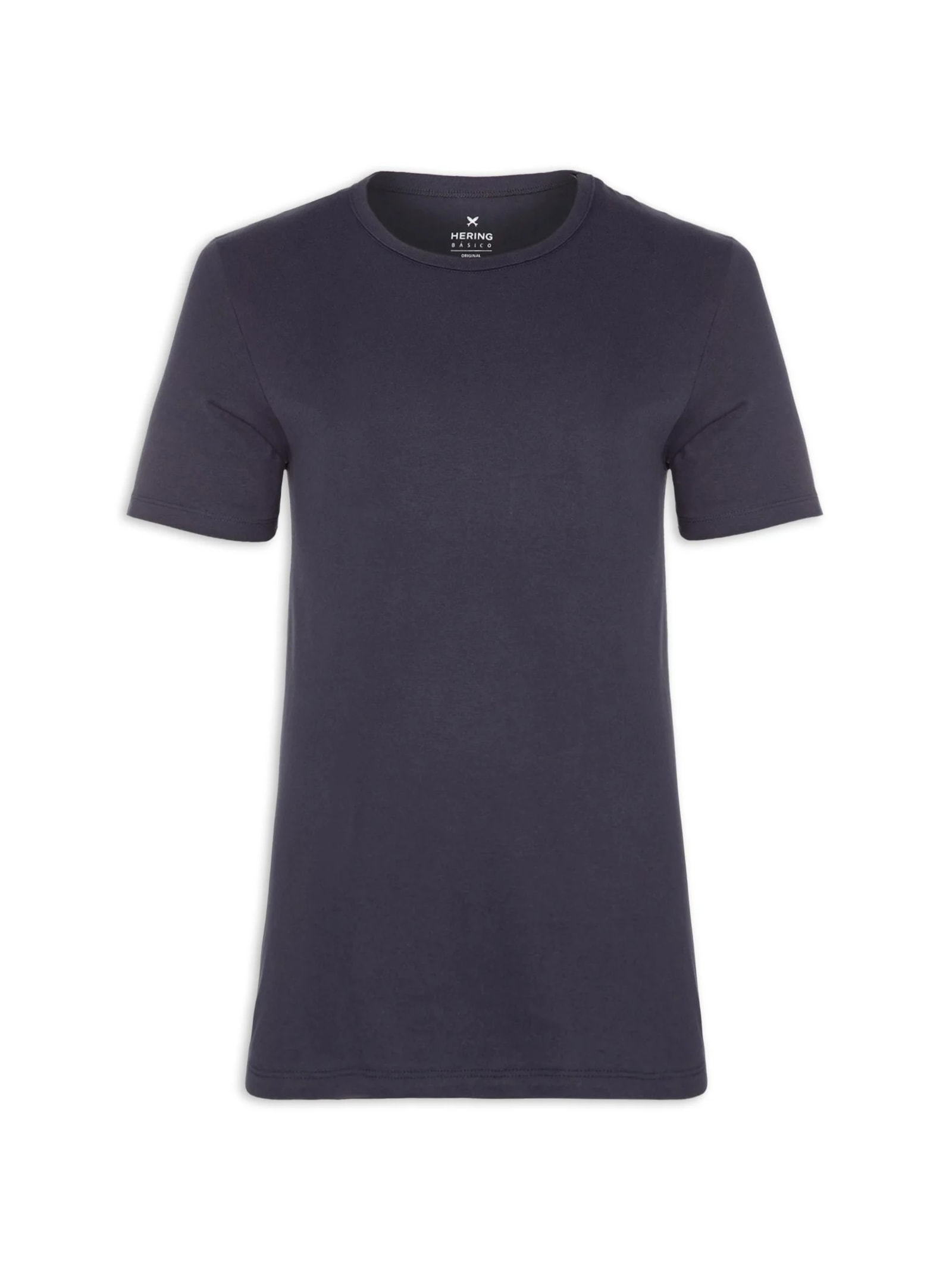 Camiseta Masculina Mm Azul Hering