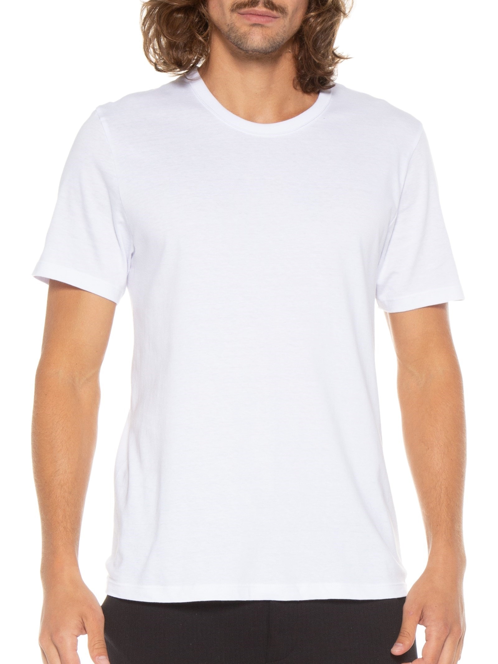 Camiseta Masculina Mm Branco Hering