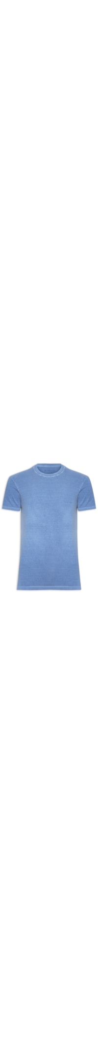Camiseta Masculina Mm Washed Aquarela - Azul