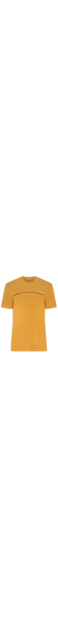Camiseta Masculina Mnagas Curtas - Amarelo