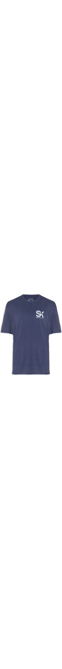 Camiseta Masculina Modelo Manga Longa Sk8 - Azul