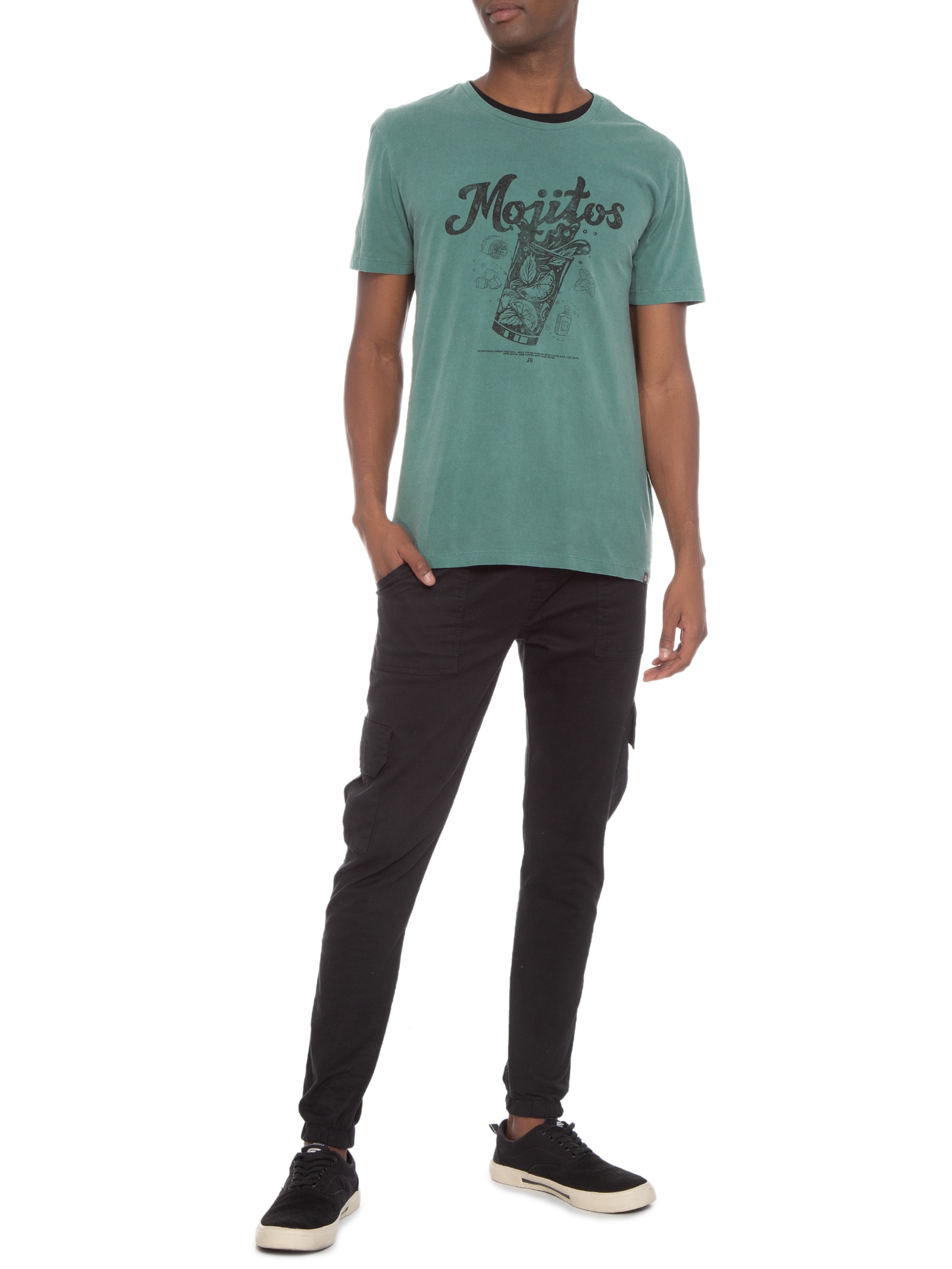 Camiseta Masculina Mojitos Verde Jab