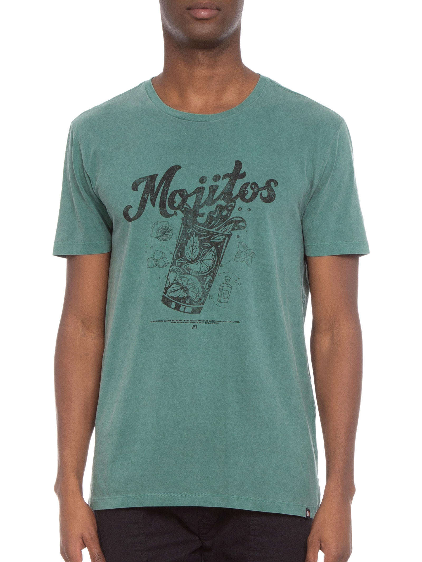 Camiseta Masculina Mojitos Verde Jab