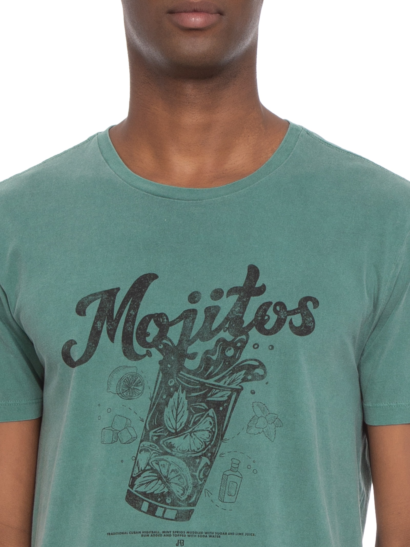 Camiseta Masculina Mojitos Verde Jab