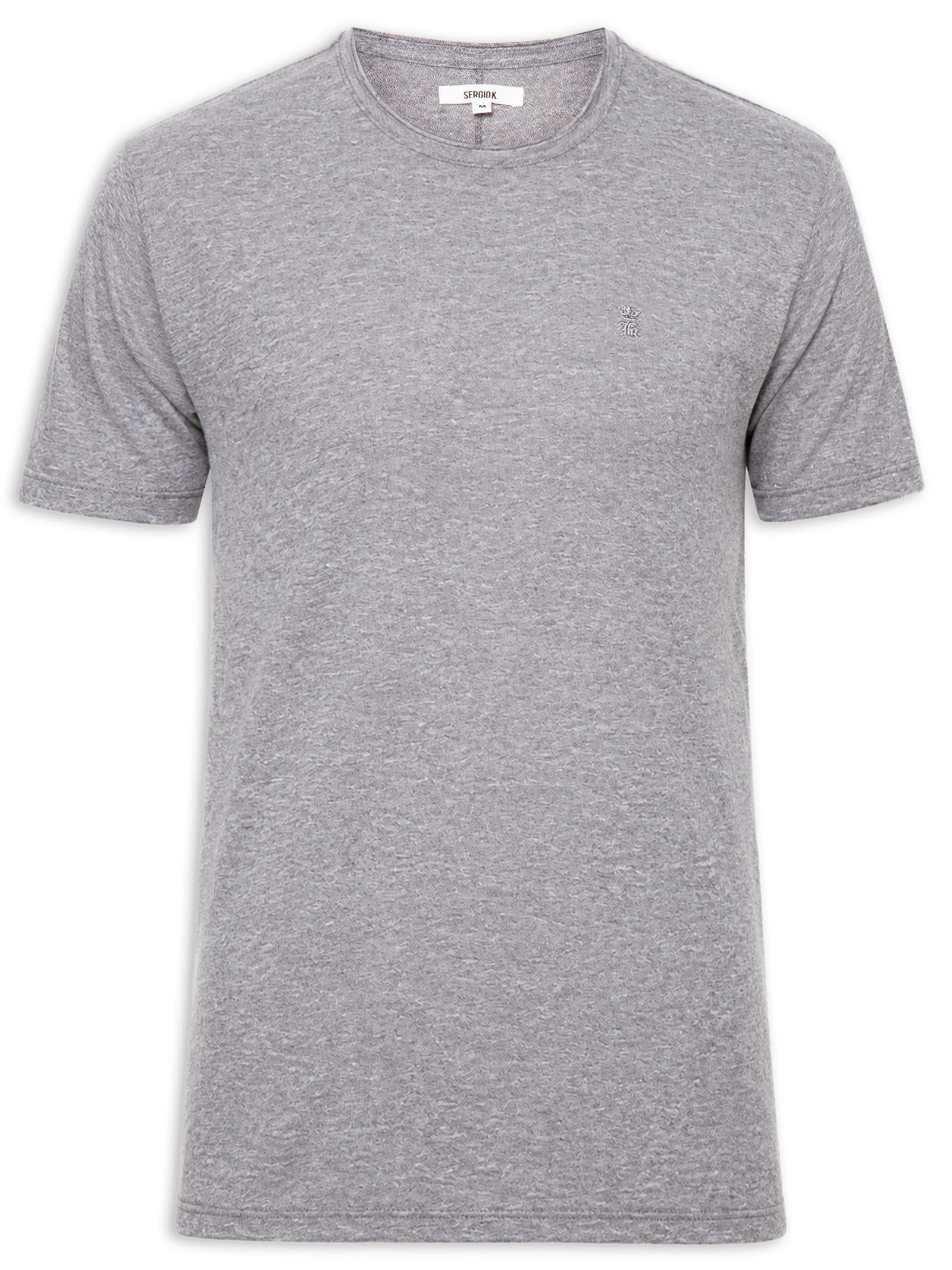 Camiseta Masculina Moline Tranca Cinza Sergio K