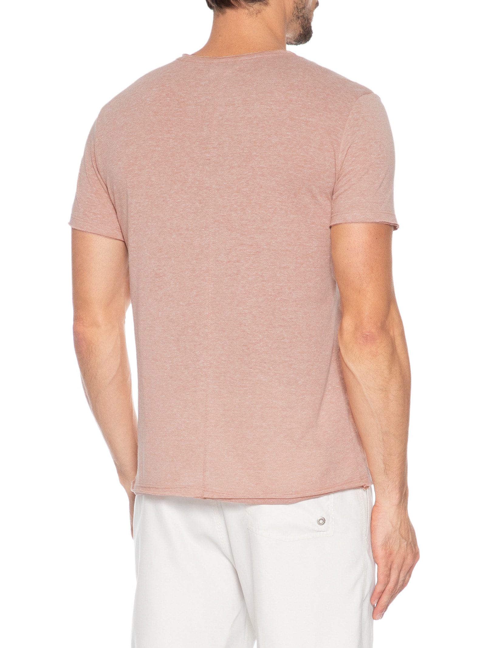 Camiseta Masculina Moline Tranca Rosa Sergio K