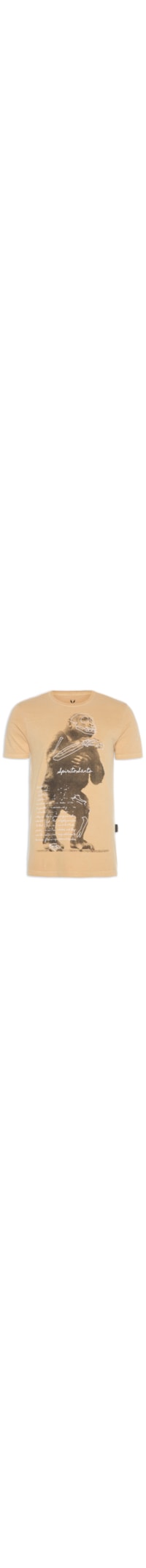 Camiseta Masculina Monkey Intellec - Bege