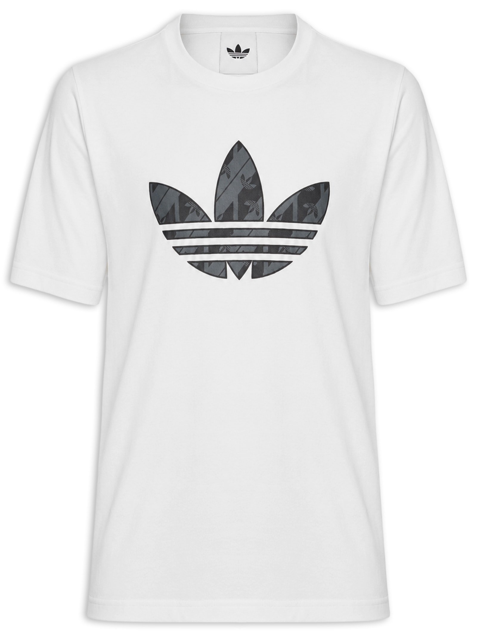 Camiseta Masculina Monogram Branco Adidas Originals