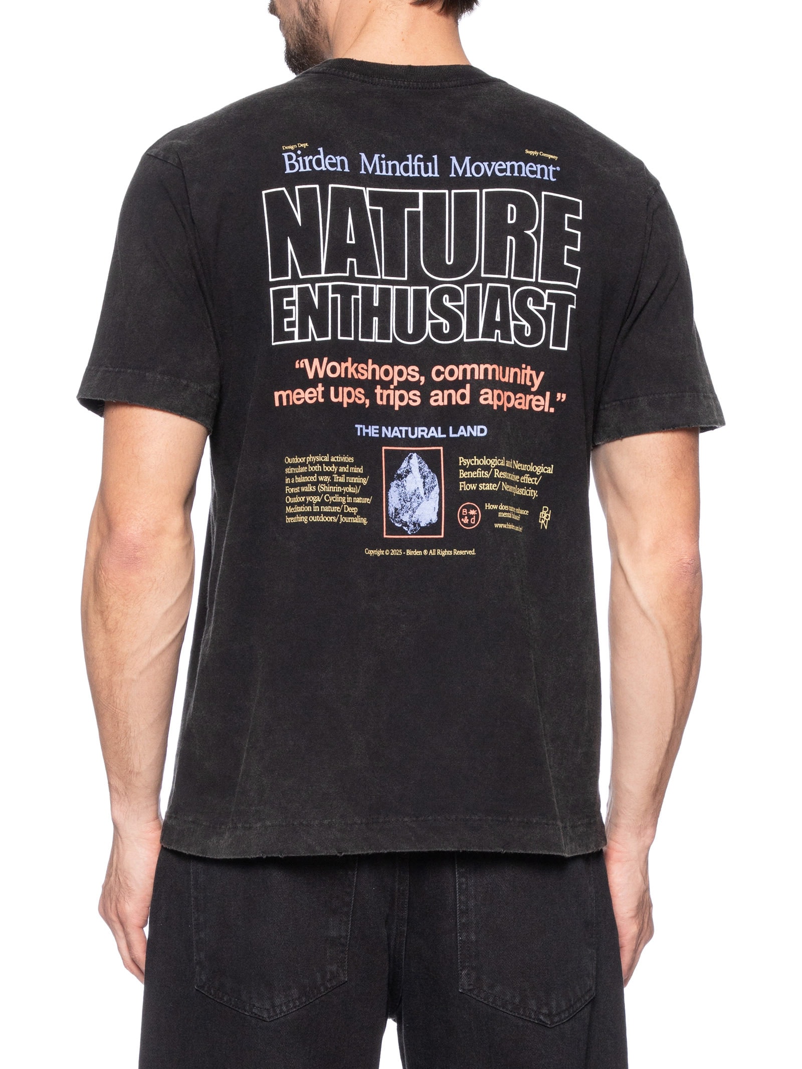 Camiseta Masculina Nature Enthusiast Preto Birden