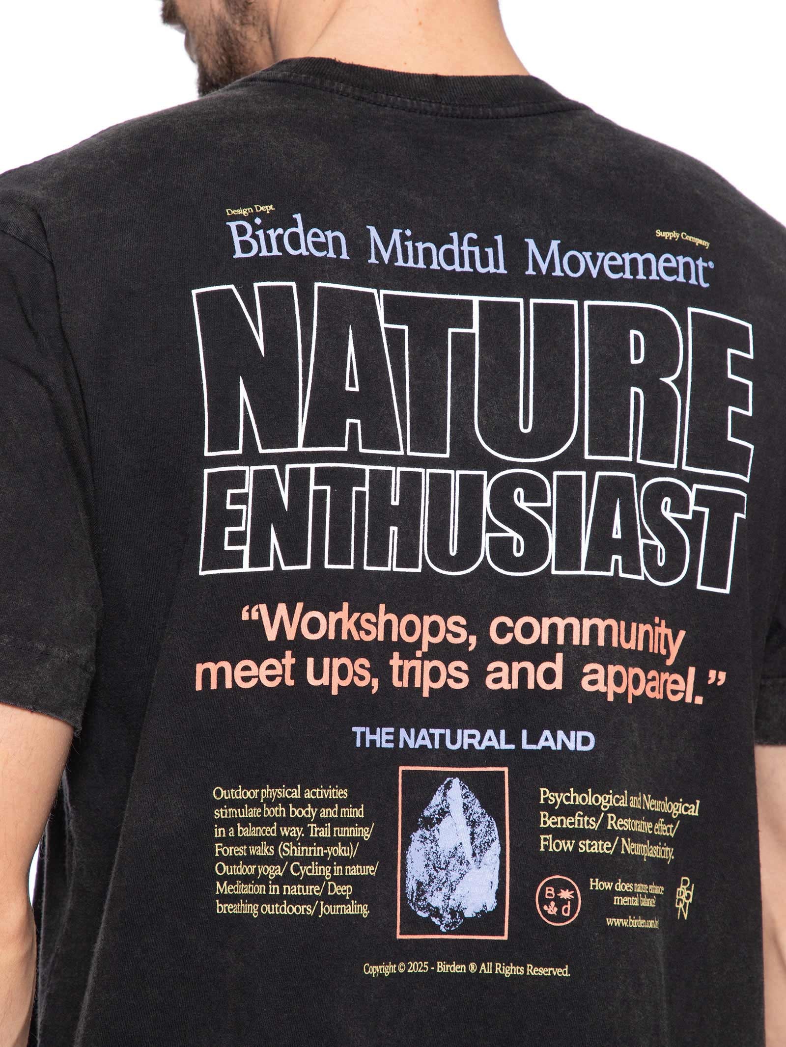 Camiseta Masculina Nature Enthusiast Preto Birden