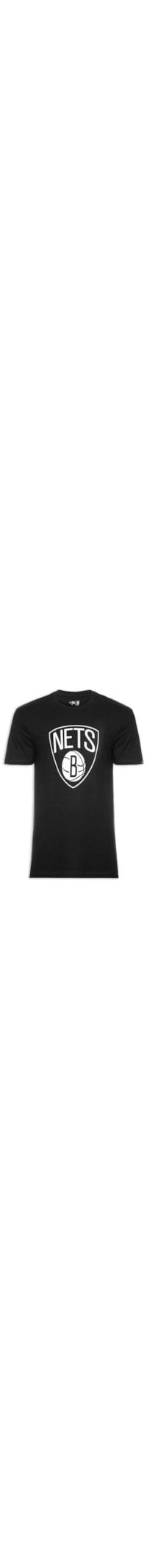 Camiseta Masculina Nba Basic Logo Bronet - Preto