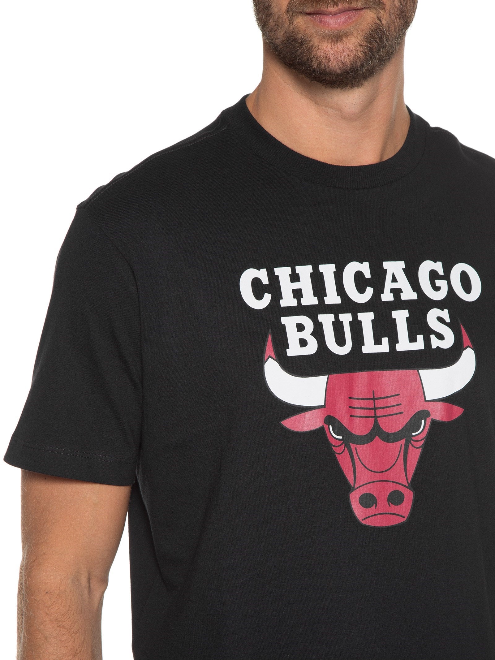 Camiseta Masculina Nba Basic Logo Chibul Preto New Era