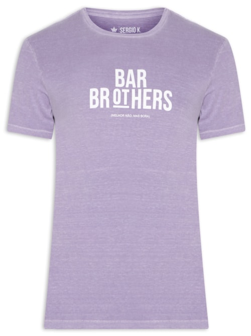 Camiseta Masculina New Bar Brothers – Lilás