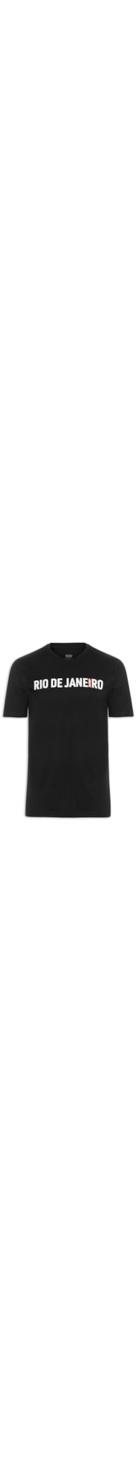 Camiseta Masculina New City Tee RJ - Preto