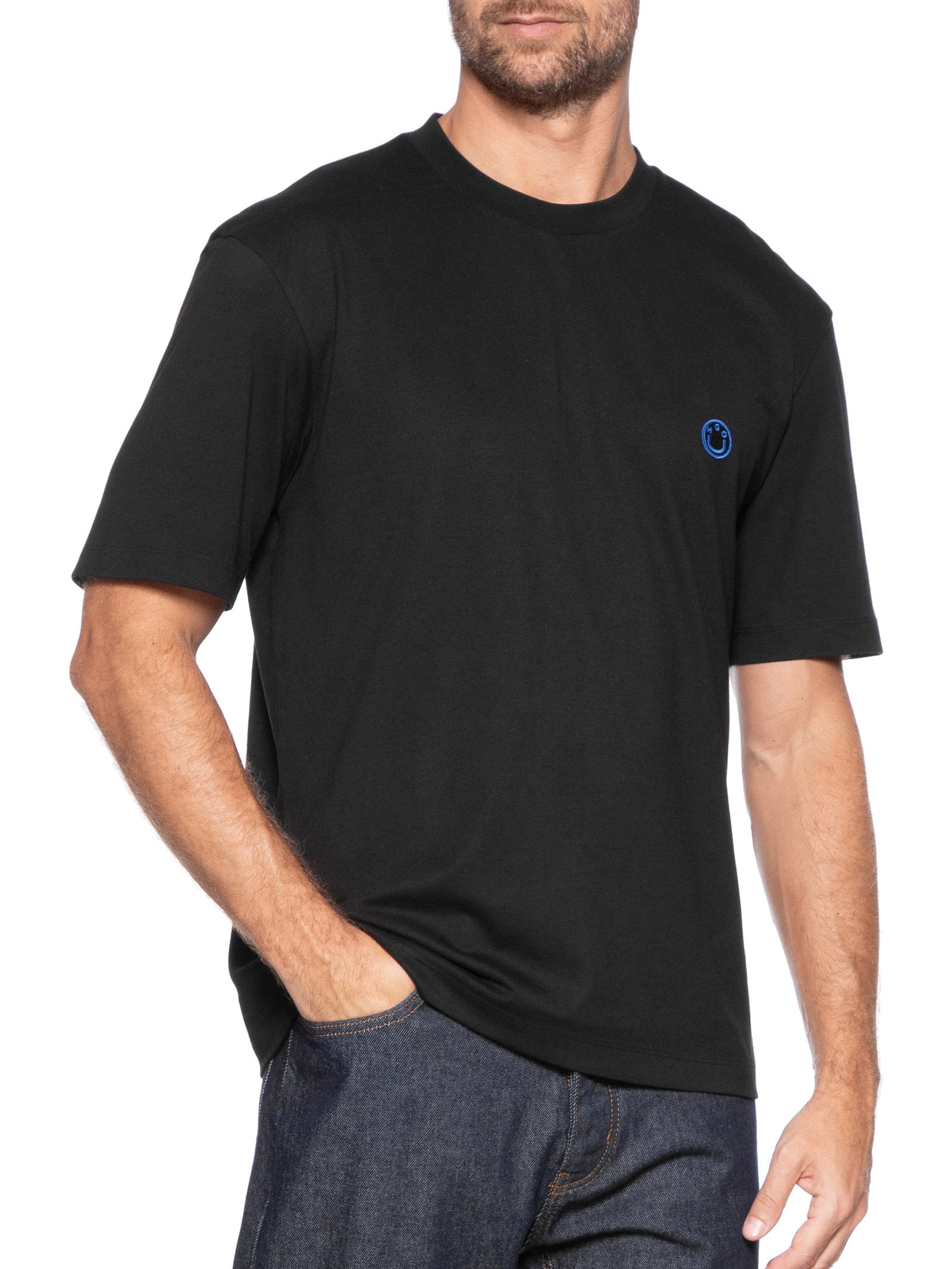 Camiseta Masculina Niley Preto Hugo