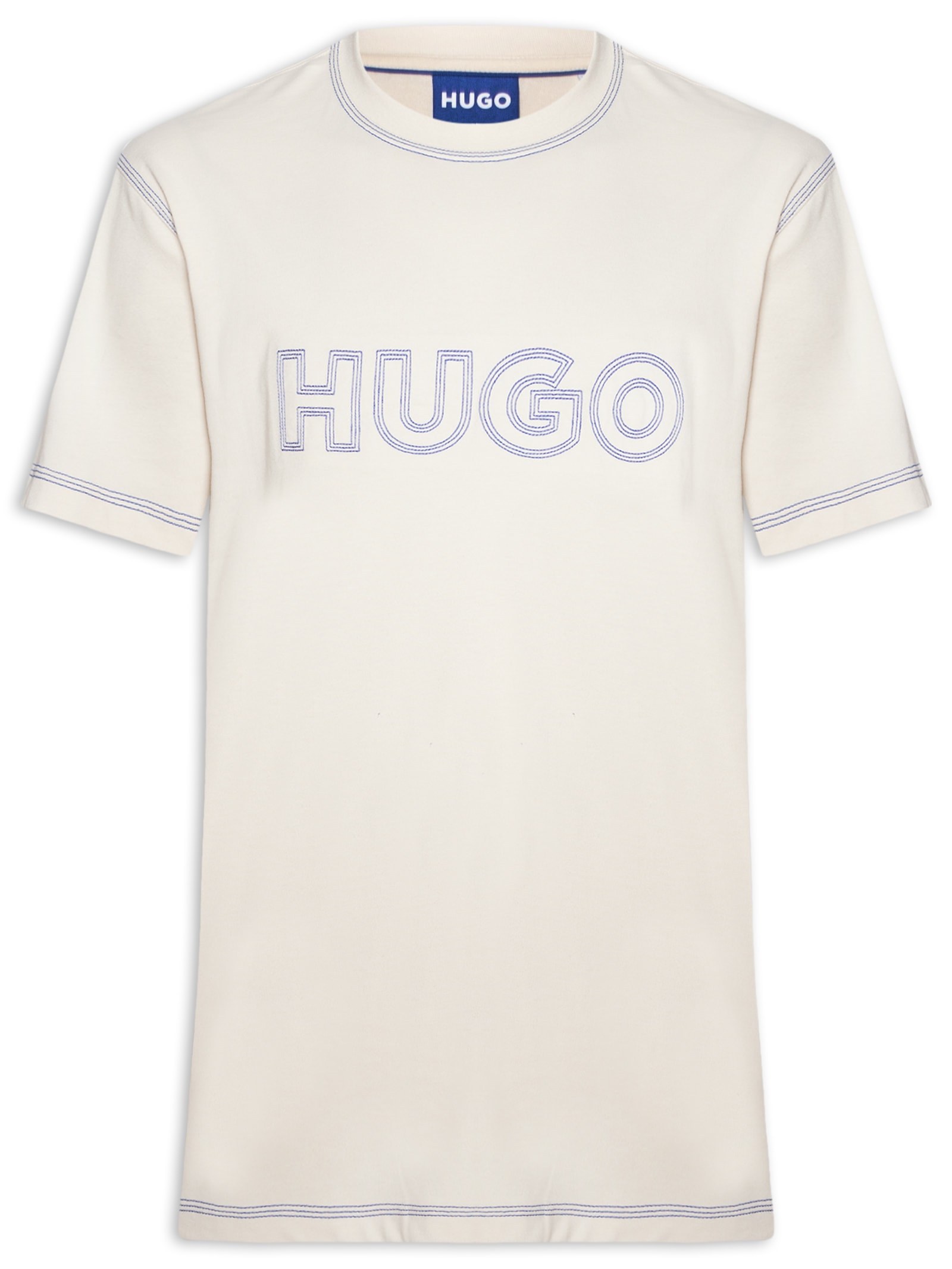 Camiseta Masculina Nitlogo Branco Hugo