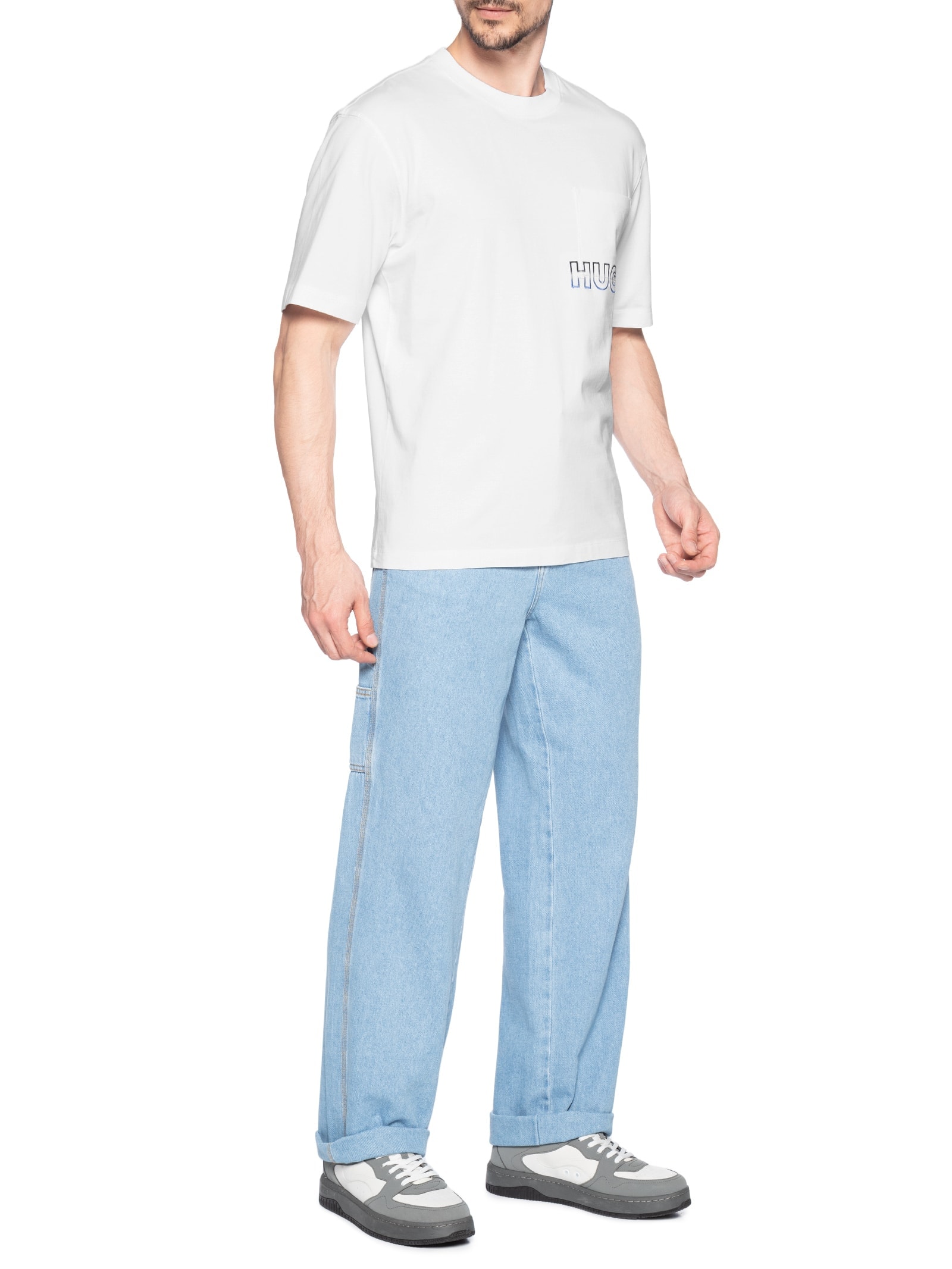 Camiseta Masculina Nogoste Branco Hugo