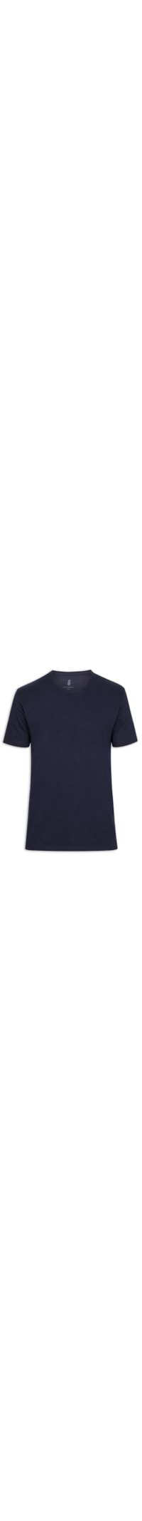 Camiseta Masculina Nova Iorque Pima - Azul