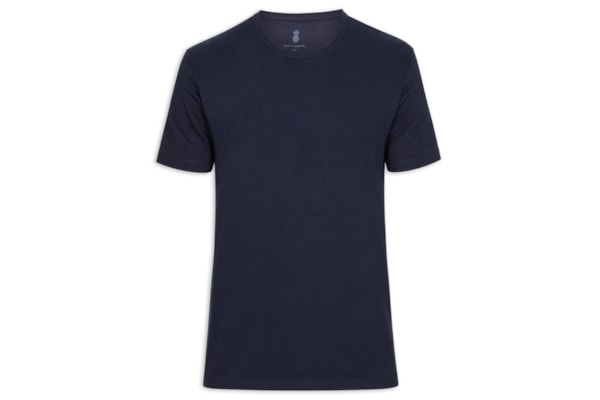 Camiseta Masculina Nova Iorque Pima - Azul
