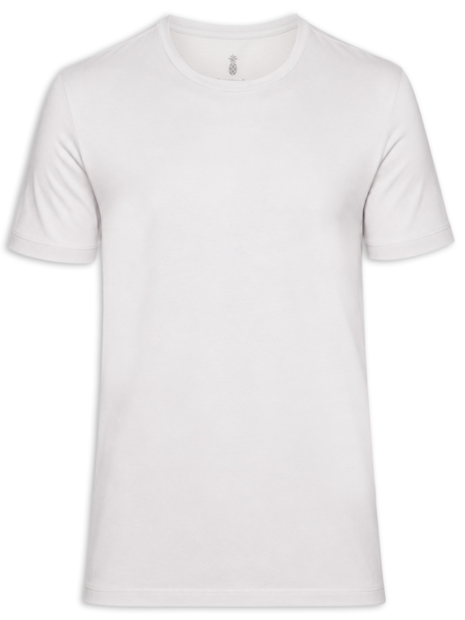 Camiseta Masculina Nova Iorque Pima Cinza Pineapple