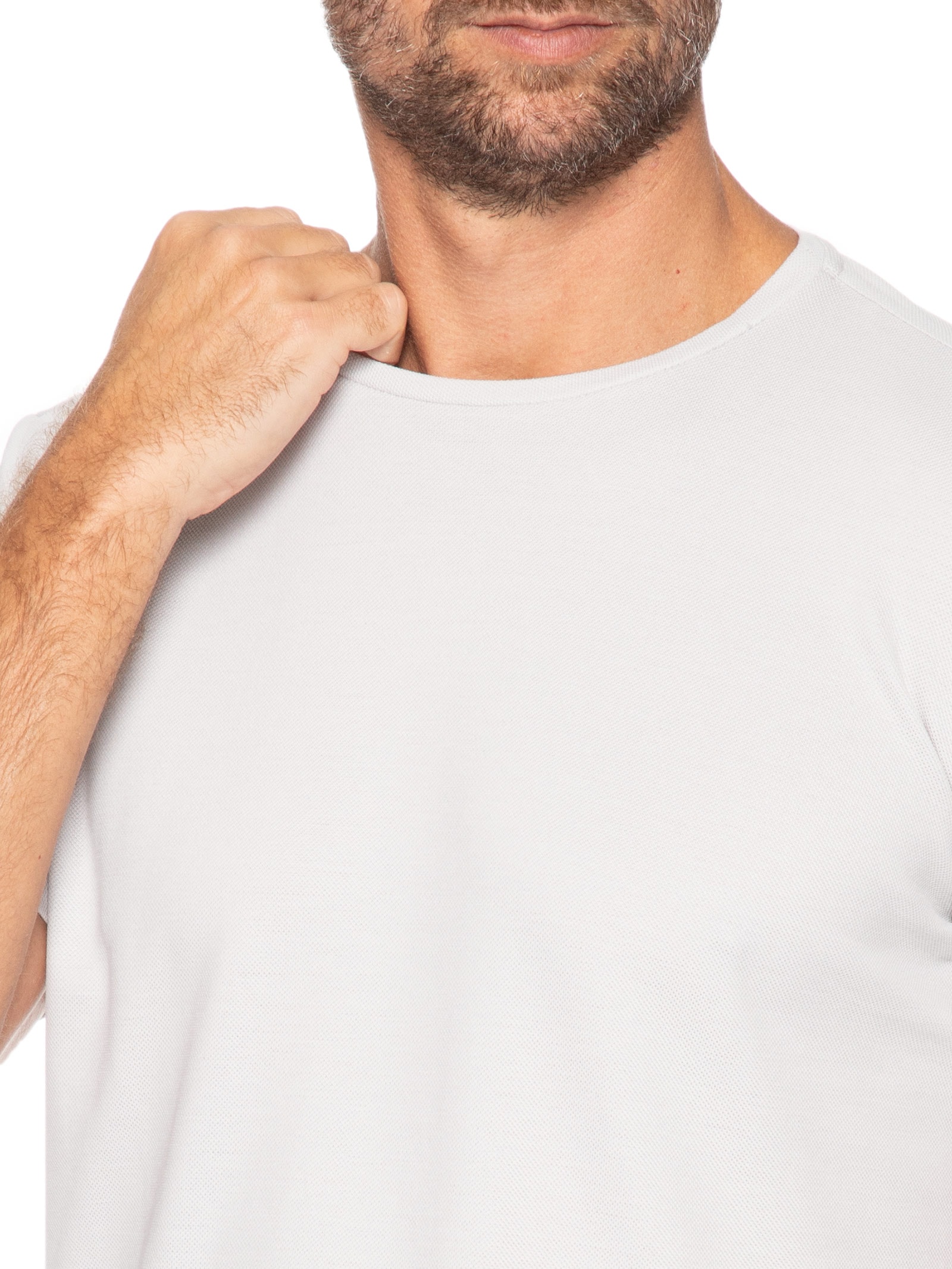 Camiseta Masculina Nova Iorque Pima Cinza Pineapple