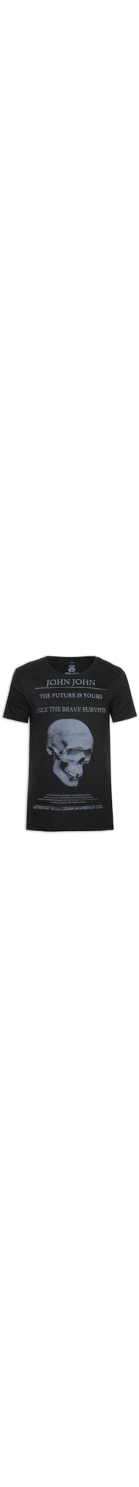 Camiseta Masculina Ns Future Skull - Preto