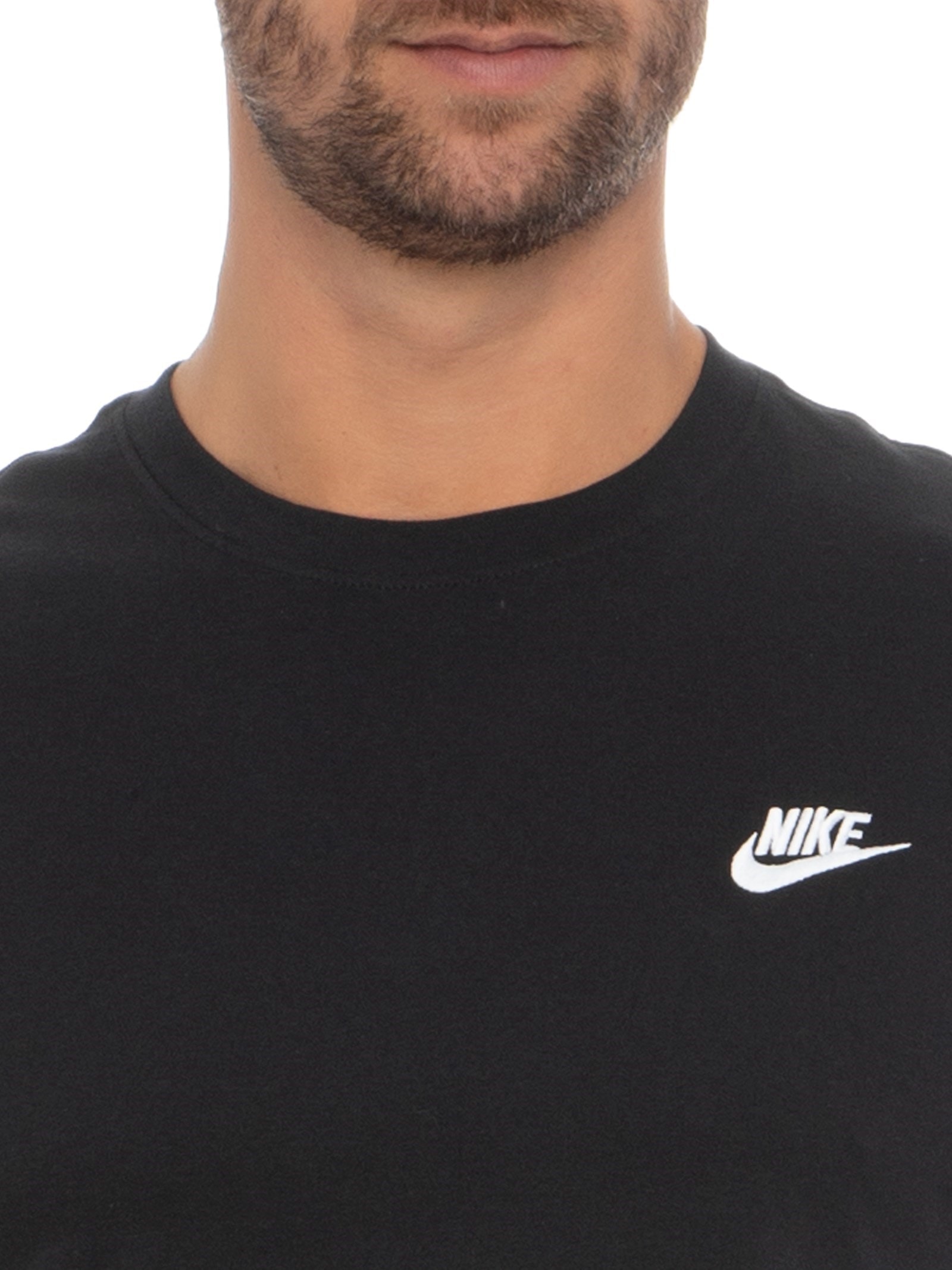 Camiseta Masculina Nsw Club Preto Nike