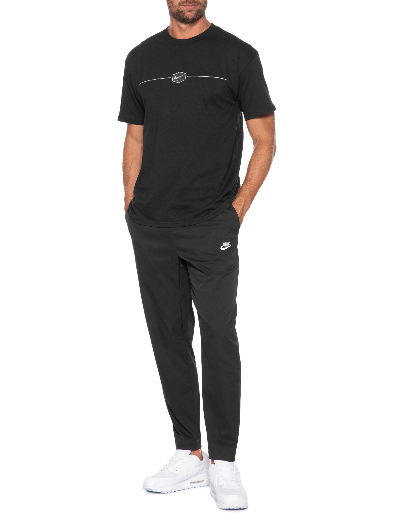Camiseta Masculina Nsw Tee M90 Preto Nike