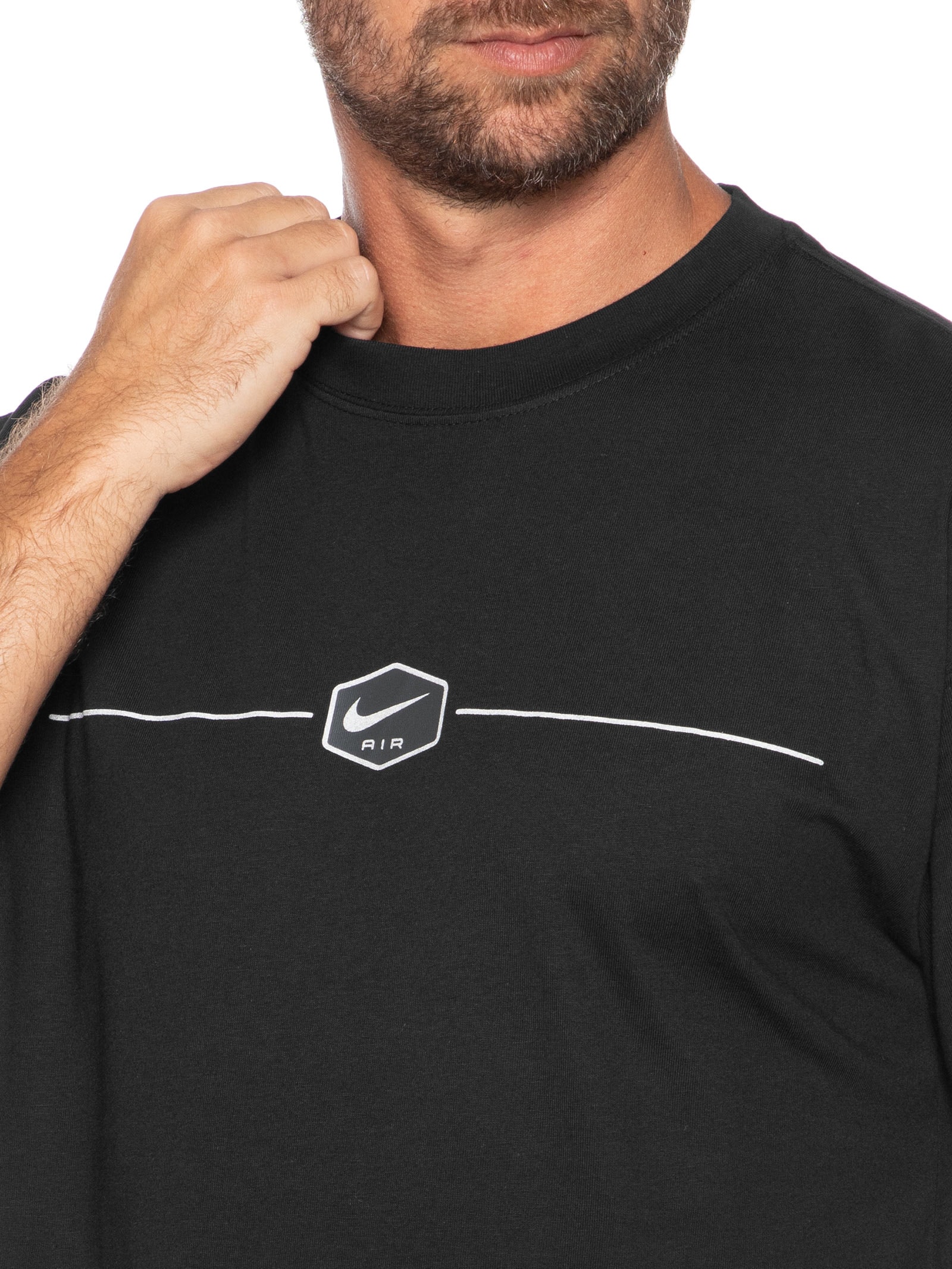 Camiseta Masculina Nsw Tee M90 Preto Nike
