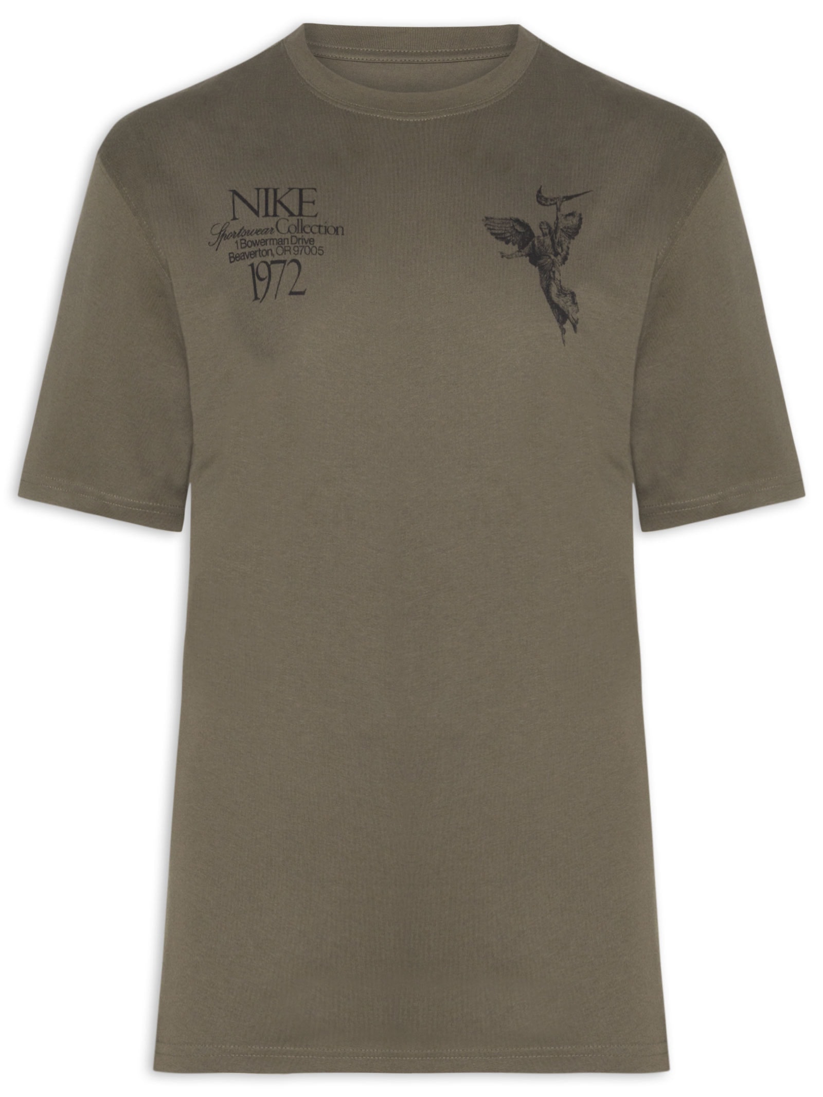 Camiseta Masculina Nsw Tee M90 Wings Victor Marrom Nike