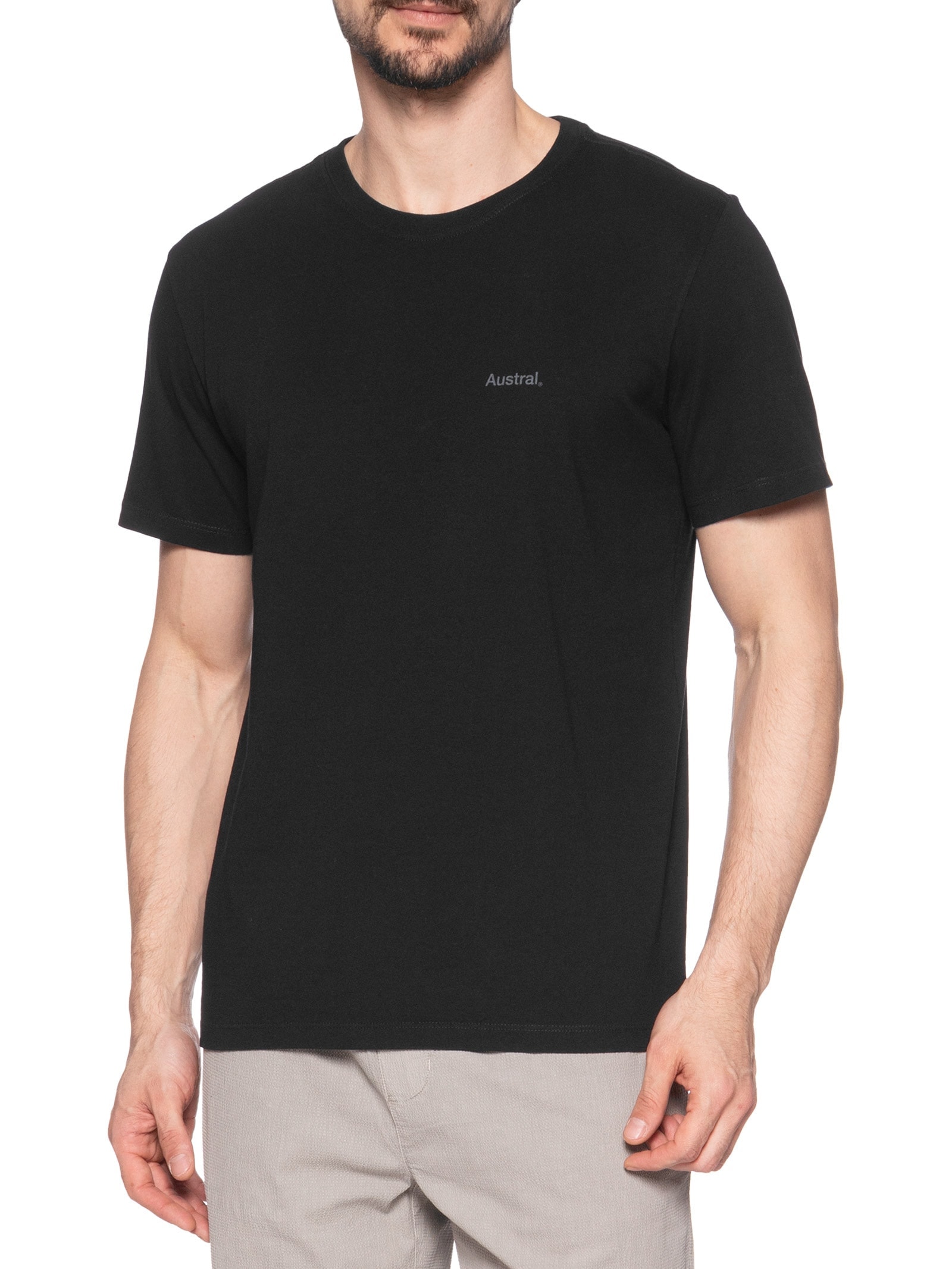 Camiseta Masculina Nuestro Preto Austral
