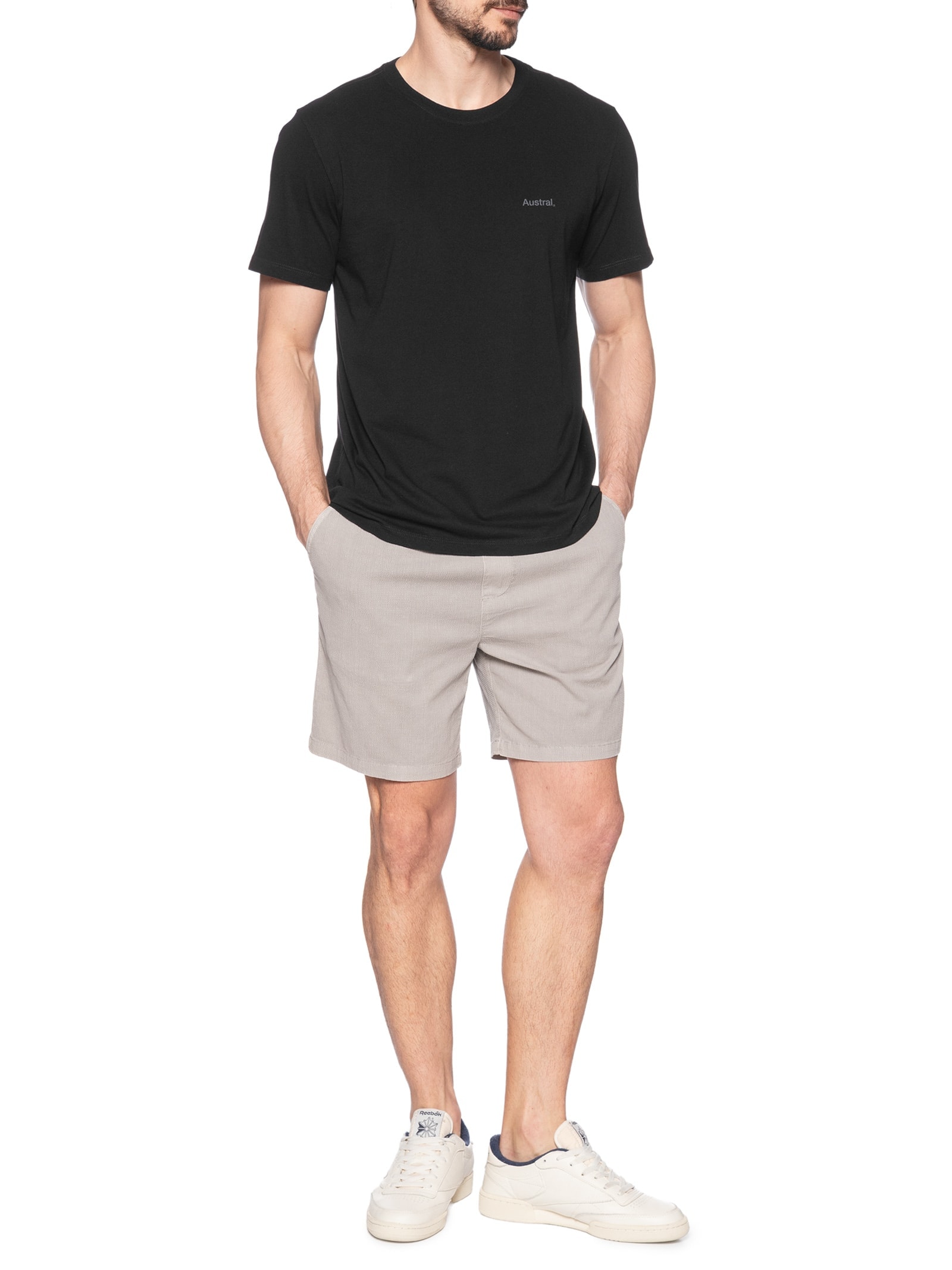 Camiseta Masculina Nuestro Preto Austral