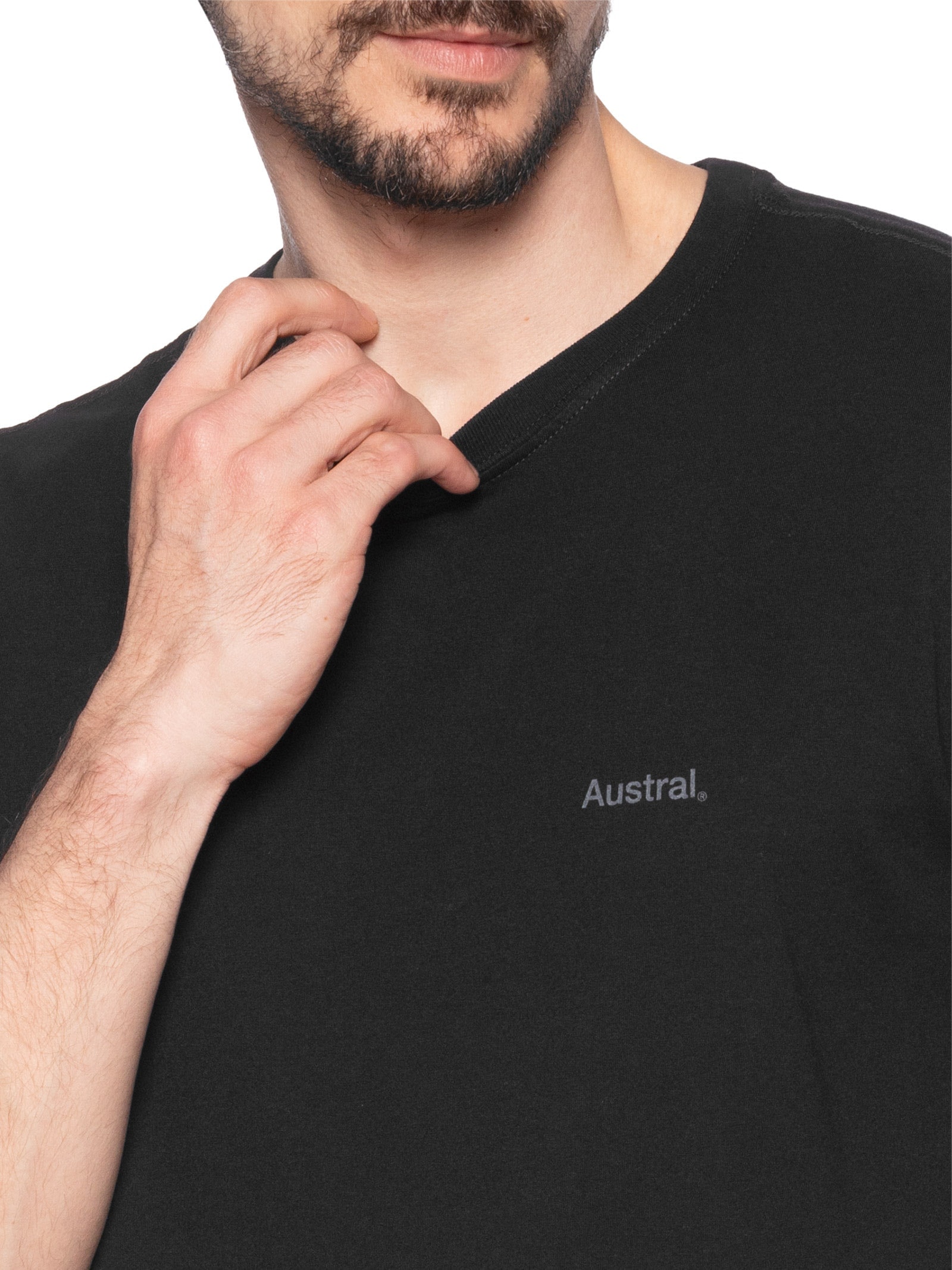 Camiseta Masculina Nuestro Preto Austral