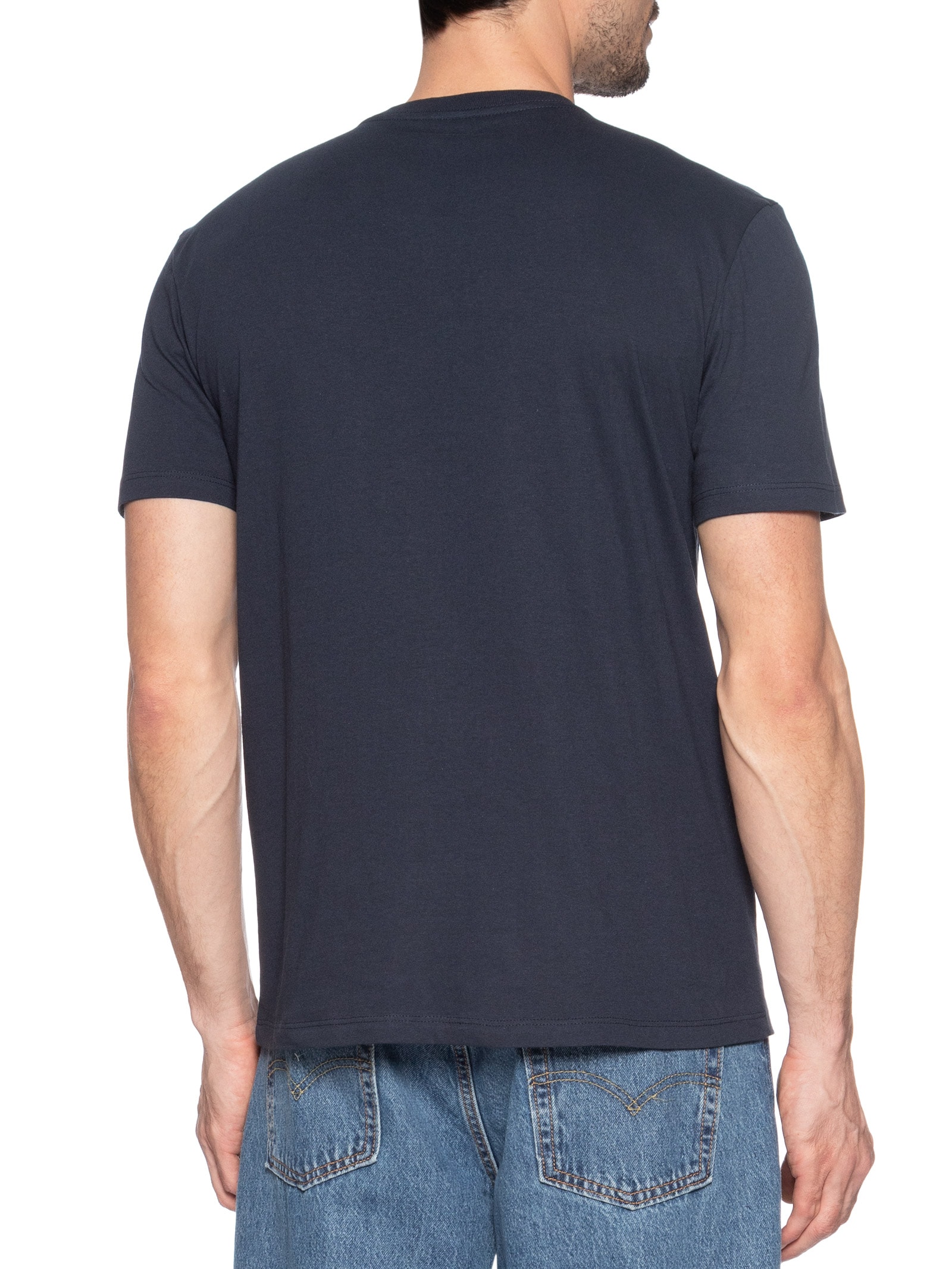 Camiseta Masculina Ny Adress Azul Calvin Klein Jeans