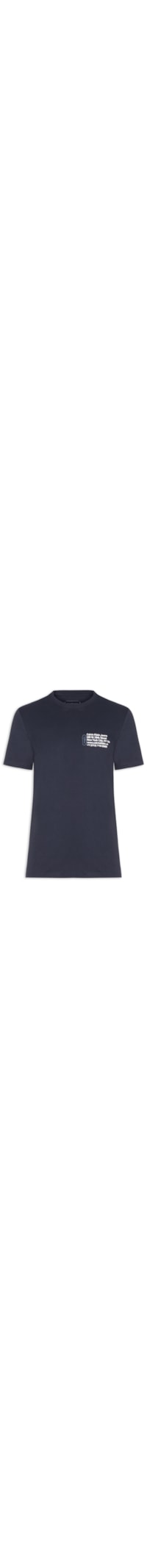 Camiseta Masculina Ny Adress - Azul