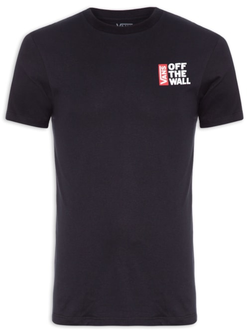 CAMISETA MASCULINA OFF THE WALL – PRETO