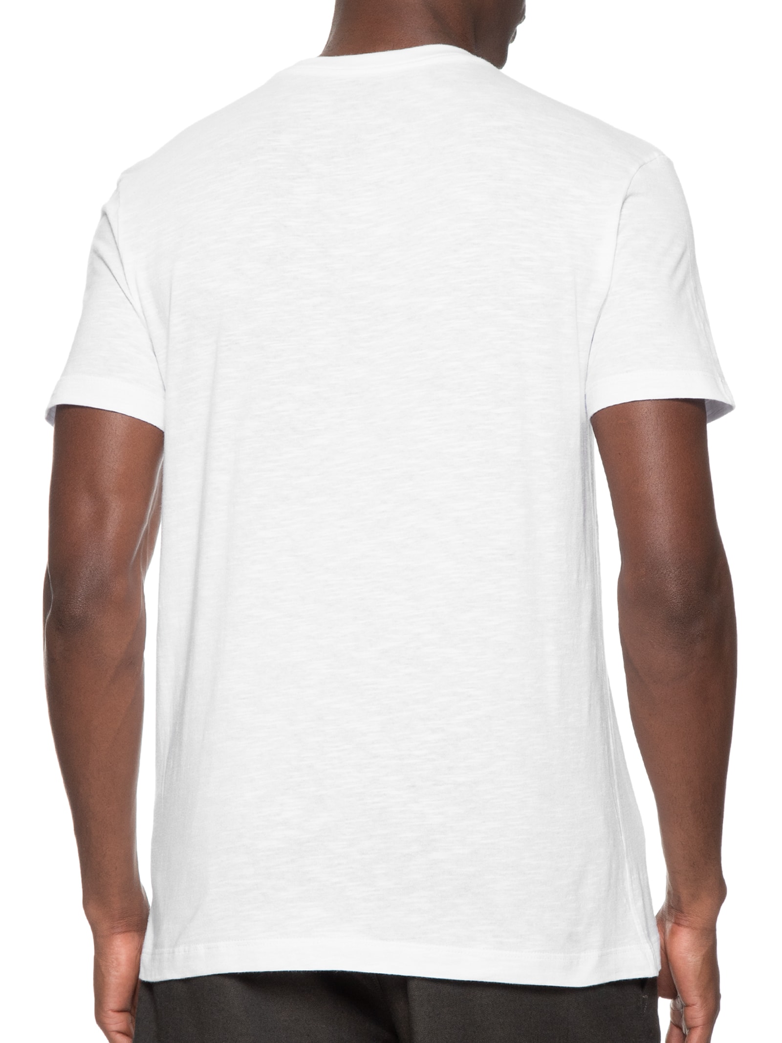 Camiseta Masculina Organic Rough Ag Symbol Maculino Branco Osklen