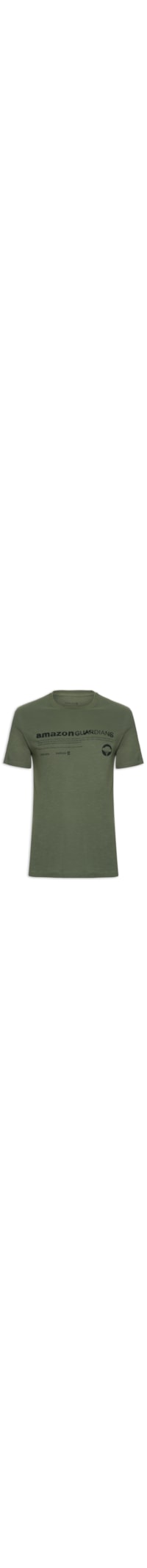 Camiseta Masculina Organic Rough Ag - Verde