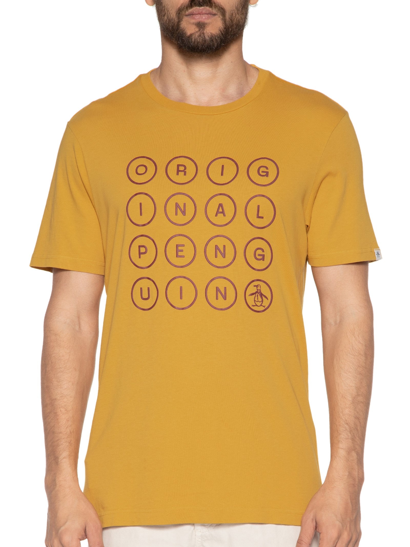 Camiseta Masculina Original Estampada Amarelo Original Penguin