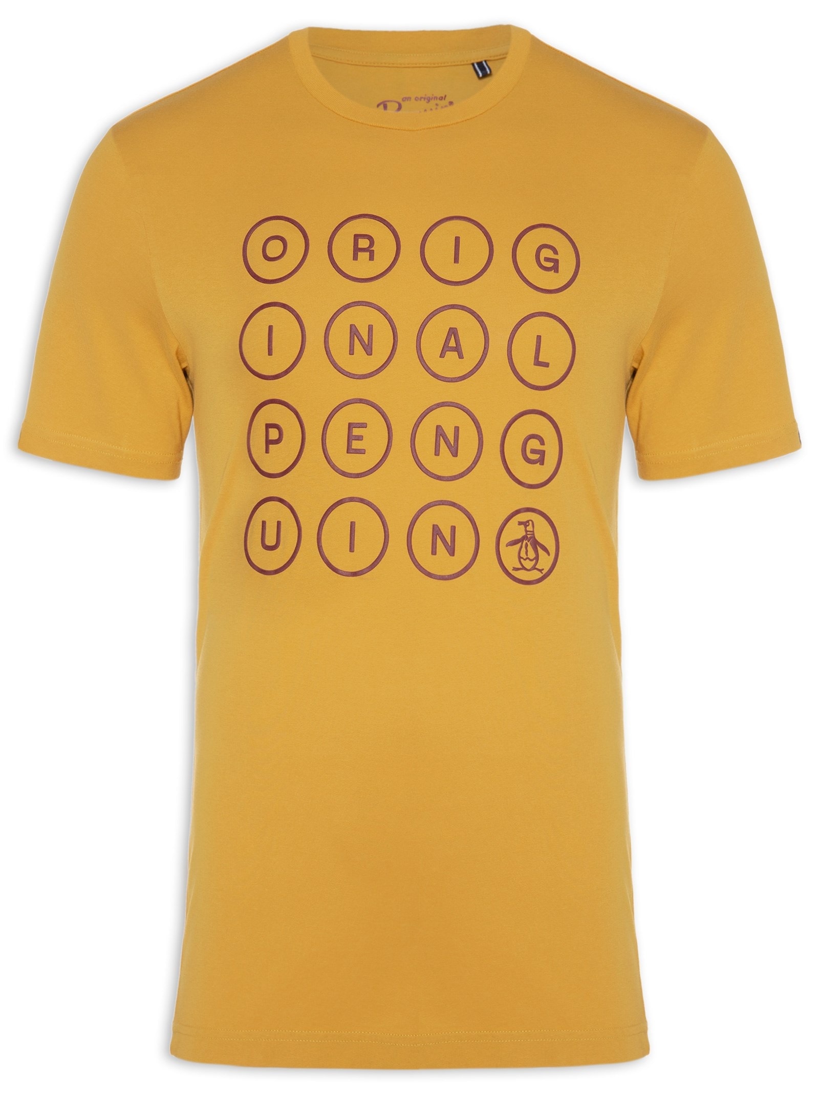 Camiseta Masculina Original Estampada Amarelo Original Penguin