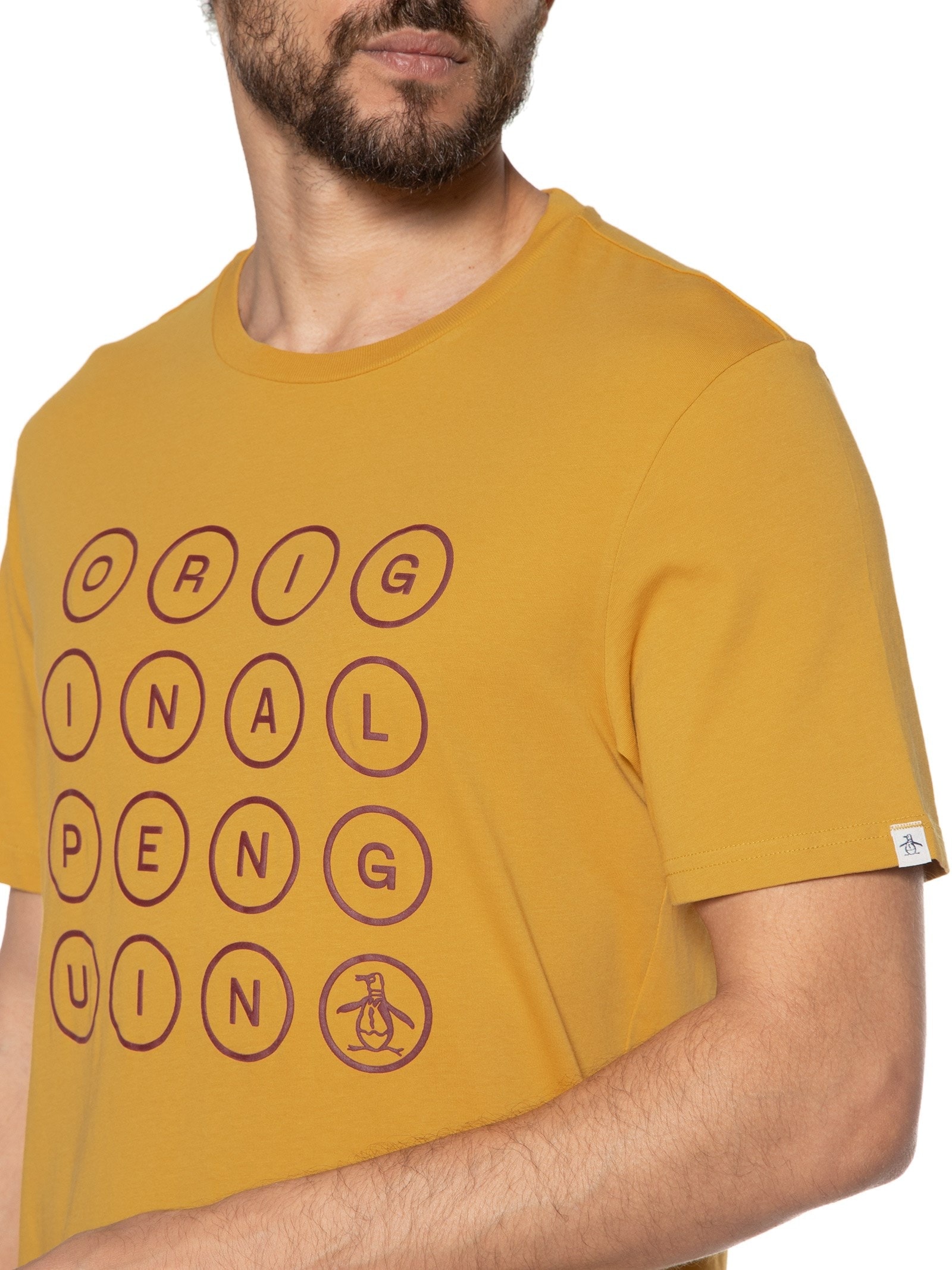 Camiseta Masculina Original Estampada Amarelo Original Penguin