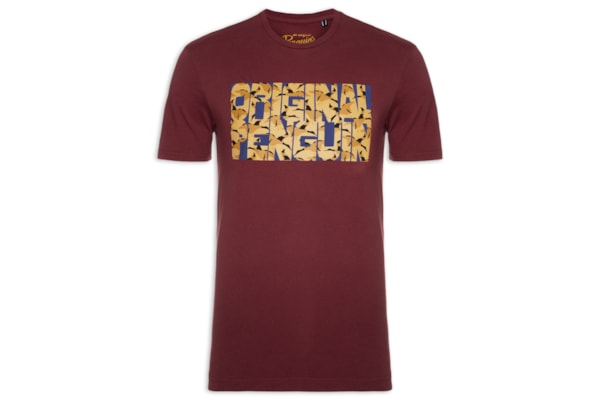 Camiseta Masculina Original Estampada - Vinho