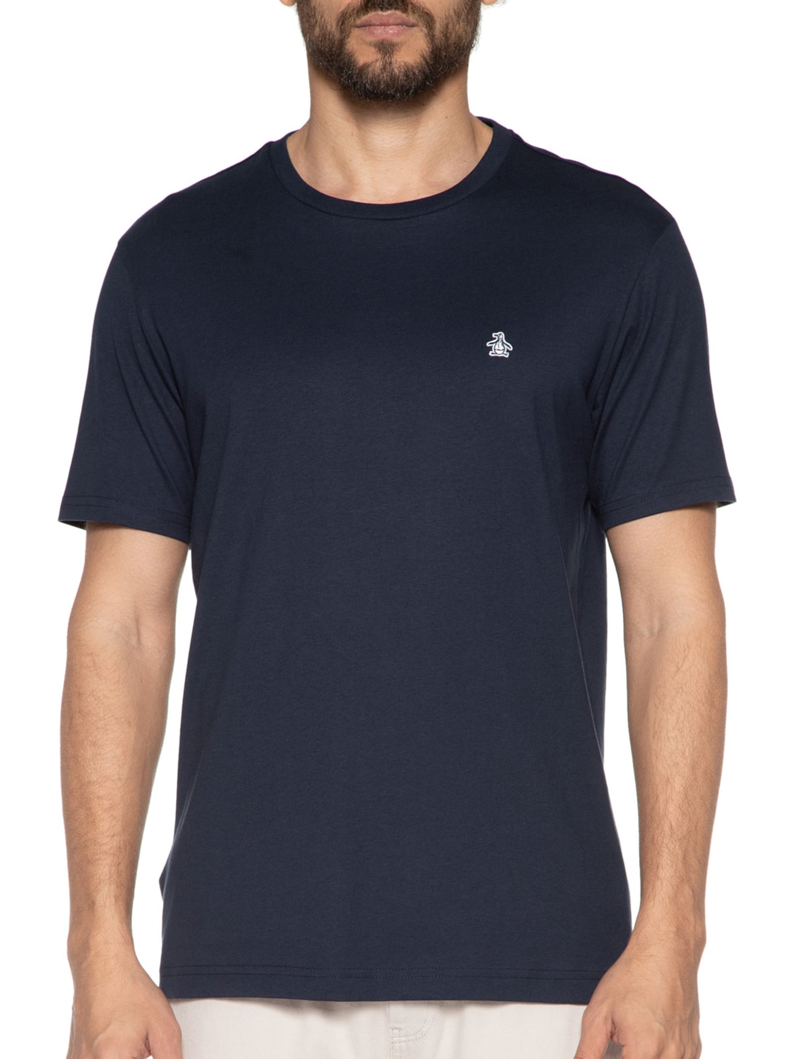 Camiseta Masculina Original Lisa Azul Original Penguin