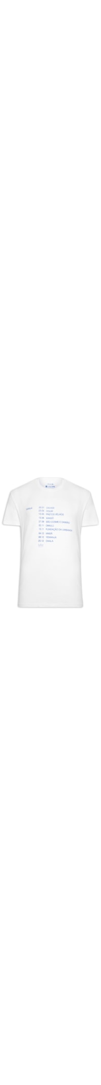 Camiseta Masculina Orixas - Branco