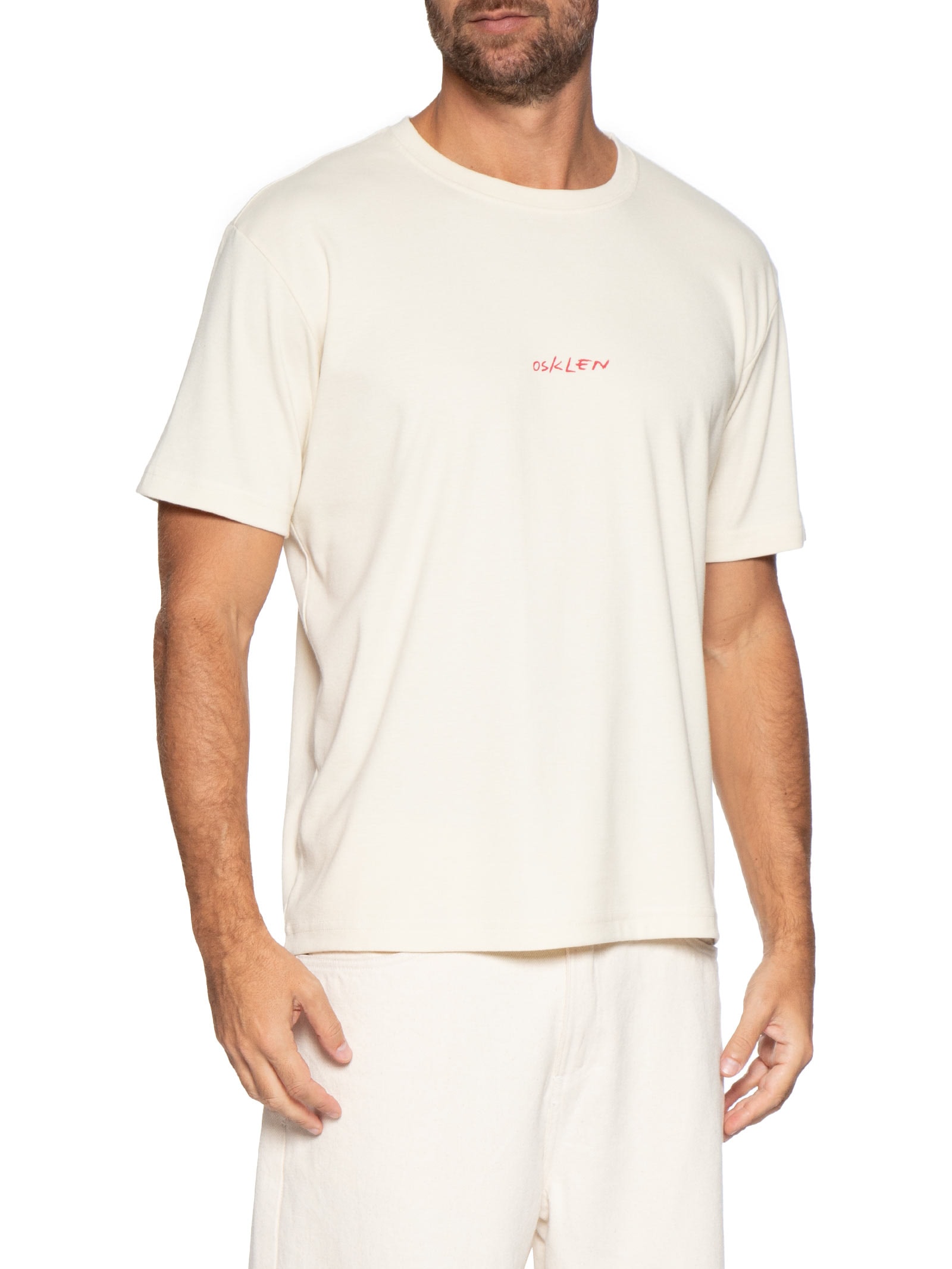 Camiseta Masculina Osklen Handmade Bege Osklen